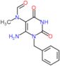 N-(6-amino-1-benzyl-2,4-dioxo-1,2,3,4-tetrahydropyrimidin-5-yl)-N-methylformamide