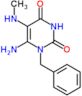 6-amino-1-benzyl-5-(methylamino)pyrimidine-2,4(1H,3H)-dione