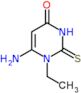 6-Amino-1-ethyl-2,3-dihydro-2-thioxo-4(1H)-pyrimidinone