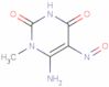 6-Amino-1-methyl-5-nitroso-2,4(1H,3H)-pyrimidinedione