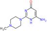 6-amino-2-(4-methylpiperazin-1-yl)pyrimidin-4(1H)-one