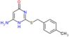 6-amino-2-[(4-methylbenzyl)sulfanyl]pyrimidin-4(1H)-one