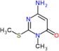 6-amino-3-methyl-2-(methylsulfanyl)pyrimidin-4(3H)-one