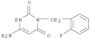 2,4(1H,3H)-Pyrimidinedione,6-amino-3-[(2-fluorophenyl)methyl]-