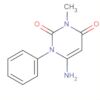 2,4(1H,3H)-Pyrimidinedione, 6-amino-3-methyl-1-phenyl-