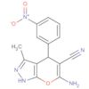 6-Amino-1,4-dihydro-3-methyl-4-(3-nitrophenyl)pyrano[2,3-c]pyrazole-5-carbonitrile