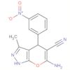 Pyrano[2,3-c]pyrazole-5-carbonitrile,6-amino-1,4-dihydro-3-methyl-4-(3-nitrophenyl)-