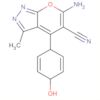 Pyrano[2,3-c]pyrazole-5-carbonitrile,6-amino-1,4-dihydro-4-(4-hydroxyphenyl)-3-methyl-