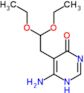 6-amino-5-(2,2-diethoxyethyl)pyrimidin-4(1H)-one