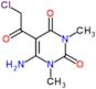 6-amino-5-(chloroacetyl)-1,3-dimethylpyrimidine-2,4(1H,3H)-dione