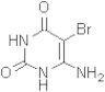 2,4(1H,3H)-Pyrimidinedione, 6-amino-5-bromo-
