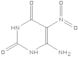 2,4(1H,3H)-Pyrimidinedione, 6-amino-5-nitro-