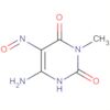 2,4(1H,3H)-Pyrimidinedione, 6-amino-3-methyl-5-nitroso-