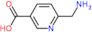 6-(Aminomethyl)-3-pyridinecarboxylic acid