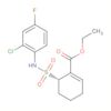 1-Cyclohexene-1-carboxylic acid,6-[[(2-chloro-4-fluorophenyl)amino]sulfonyl]-, ethyl ester, (6S)-