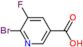 3-pyridinecarboxylic acid, 6-bromo-5-fluoro-