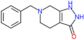 6-benzyl-2,4,5,7-tetrahydro-1H-pyrazolo[3,4-c]pyridin-3-one