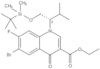 Ethyl 6-bromo-1-[(1S)-1-[[[(1,1-dimethylethyl)dimethylsilyl]oxy]methyl]-2-methylpropyl]-7-fluoro-1,4-dihydro-4-oxo-3-quinolinecarboxylate