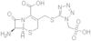 (6R-trans)-7-amino-8-oxo-3-[[[1-(sulphomethyl)-1H-tetrazol-5-yl]thio]methyl]-5-thia-1-azabicyclo[4…