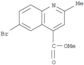 4-Quinolinecarboxylicacid, 6-bromo-2-methyl-, methyl ester