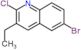 6-bromo-2-chloro-3-ethylquinoline