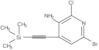 6-Bromo-2-chloro-4-[2-(trimethylsilyl)ethynyl]-3-pyridinamine
