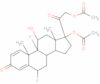 6α,9-difluoro-11β,17,21-trihydroxypregna-1,4-diene-3,20-dione 17,21-di(acetate)