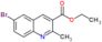 3-Quinolinecarboxylic acid, 6-bromo-2-methyl-, ethyl ester