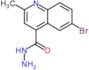 6-bromo-2-methylquinoline-4-carbohydrazide