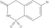 2H-1,2-Benzothiazin-3(4H)-one, 6-bromo-, 1,1-dioxide