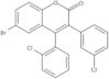 6-Bromo-4-(2-chlorophenyl)-3-(3-chlorophenyl)-2H-1-benzopyran-2-one