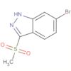 1H-Indazole, 6-bromo-3-(methylsulfonyl)-