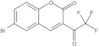 6-Bromo-3-(2,2,2-trifluoroacetyl)-2H-1-benzopyran-2-one