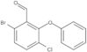 6-Bromo-3-chloro-2-phenoxybenzaldehyde