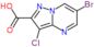 6-bromo-3-chloropyrazolo[1,5-a]pyrimidine-2-carboxylic acid