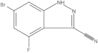 6-Bromo-4-fluoro-1H-indazole-3-carbonitrile