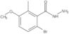 6-Bromo-3-methoxy-2-methylbenzoic acid hydrazide