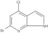 6-Bromo-4-chloro-1H-pyrrolo[2,3-b]pyridine