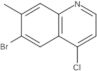 Quinoline, 6-bromo-4-chloro-7-methyl-