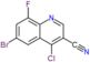 6-Bromo-4-chloro-8-fluoro-3-quinolinecarbonitrile