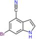 6-bromo-1H-indole-4-carbonitrile