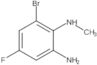 1,2-Benzenediamine, 3-bromo-5-fluoro-N<sup>2</sup>-methyl-