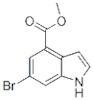 1H-Indole-4-carboxylic acid, 6-bromo-, methyl ester