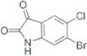 6-Bromo-5-chloro-1H-indole-2,3-dione