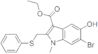 Ethyl 6-bromo-5-hydroxy-1-methyl-2-(phenylsulfanylmethyl)indole-3-carboxylate