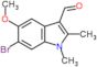 6-bromo-5-methoxy-1,2-dimethyl-indole-3-carbaldehyde