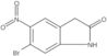 6-Bromo-1,3-dihydro-5-nitro-2H-indol-2-one