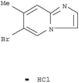 Imidazo[1,2-a]pyridine,6-bromo-7-methyl-, hydrochloride (1:1)