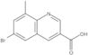 6-Bromo-8-methyl-3-quinolinecarboxylic acid