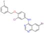 6-bromo-N-[3-chloro-4-[(3-fluorophenyl)methoxy]phenyl]quinazolin-4-amine